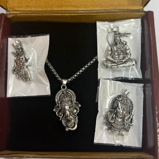 Buy 1 Get 3 Free Pendant With Chain